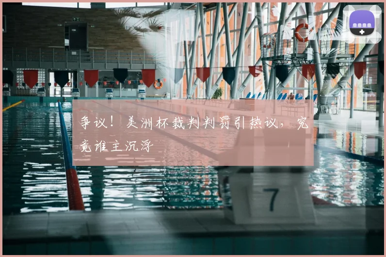争议！美洲杯裁判判罚引热议，究竟谁主沉浮