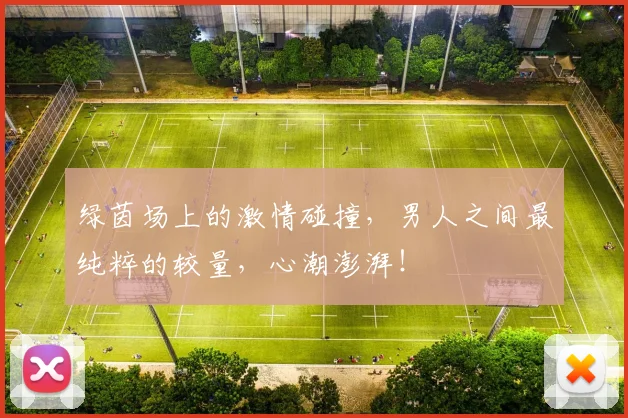 绿茵场上的激情碰撞，男人之间最纯粹的较量，心潮澎湃！